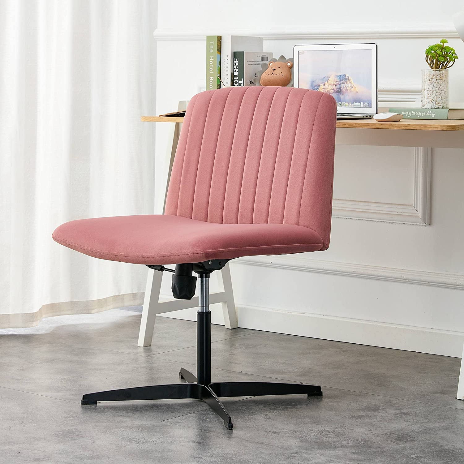 Vanity chair without online wheels